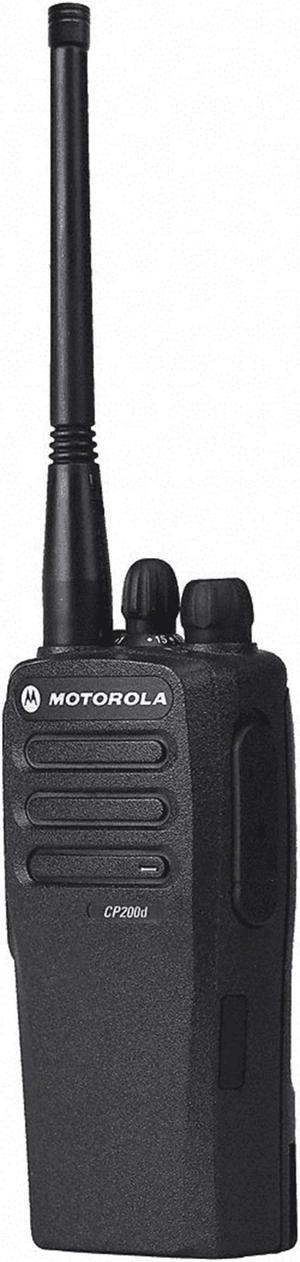 Cp200d Aah01qdc9jc2an Original Motorola Analog & Digital Uhf 403-470 Mhz Portable Two-Way Radio 16 Channels, 4 Watts - Original Package - 2 Year Warranty …