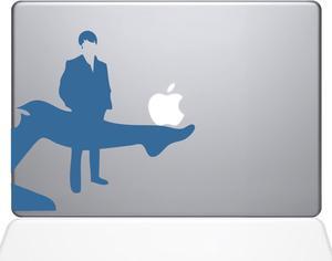 Ooh La La Macbook Decal Vinyl Sticker - 15" Macbook Pro (2015 & Older) - Light Blue (1139-Mac-15P-Lb)