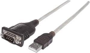 Usb To Serial Adapter Converter - Connects Serial Device To A Usb Port, Prolific Pl-2303Ra Chipset, 18 Inch Cable - Compatible With Windows 2000/Xp/Vista/7-205153
