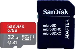 SanDisk Ultra 32GB Micro SD Card 120MBs with Adapter SDHC Class 10 UHSI Memory Card  SDSQUNC032GZN3MN