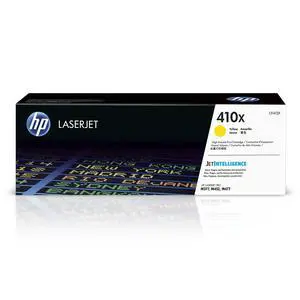 410X Yellow High-Yield Toner Cartridge Printers | Works with Color LaserJet Pro M452 Series; Color LaserJet Pro MFP M377, M477 Series | CF412X 410X Yellow High-Yield Toner Cartridge Printers | Works with Color LaserJet Pro M452 Series; Color LaserJet Pro MFP M377, M477 Series | CF412X