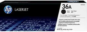 36A Black Standard Yield Toner Cartridge, Prints Up to 2,000 Pages (CB436A) 36A Black Standard Yield Toner Cartridge, Prints Up to 2,000 Pages (CB436A)