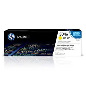 304A Yellow Toner Cartridge | Works Color LaserJet CM2320 MFP, Color LaserJet CP2025 Series | CC532A 304A Yellow Toner Cartridge | Works Color LaserJet CM2320 MFP, Color LaserJet CP2025 Series | CC532A