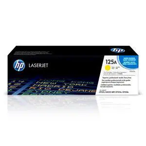 Original 125A Yellow Toner Cartridge | Works Color LaserJet CM1312 MFP Series, Color LaserJet CP1215, CP1515, CP1518 Series | CB542A Original 125A Yellow Toner Cartridge | Works Color LaserJet CM1312 MFP Series, Color LaserJet CP1215, CP1515, CP1518 Series | CB542A
