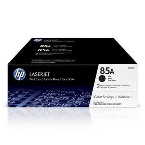85A Black Toner Cartridges (2-Pack) | Works LaserJet Pro P1102, P1109 Series, LaserJet Pro MFP M1212, M1217 Series | CE285D 85A Black Toner Cartridges (2-Pack) | Works LaserJet Pro P1102, P1109 Series, LaserJet Pro MFP M1212, M1217 Series | CE285D