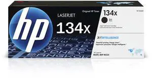 134X Black High-Yield Toner Cartridge Printers | Works with LaserJet M209 Series; LaserJet MFP M234 Series | W1340X 134X Black High-Yield Toner Cartridge Printers | Works with LaserJet M209 Series; LaserJet MFP M234 Series | W1340X