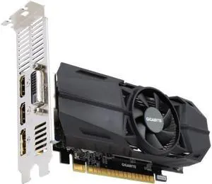 GIGABYTE GeForce GTX 1050 Ti OC Low Profile 4GB Video Card, GV-N105TOC-4GL