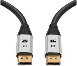 DisplayPort Cable 10ft(3m) DP Cable- [4K@60Hz] Display Port Cable High Speed DisplayPort to DisplayPort Cable for PC, Laptop, TV etc - (DP to DP Cable) Black (10Ft)