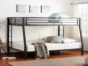 Limbra Full XL Queen Bunk Bed in Sandy Black