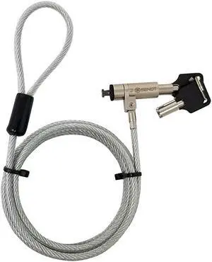 Silver Notebook Laptop Keyed Lock For Nano Security Slots