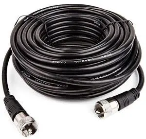 Coax Cable Connector Coaxial Cable Connector Antenna Cable RG8X Coax Connector Coaxial Cable 50 Ft RG8X Coaxial Cable UHF Antenna Cable Male To Male Cable 152 M  205750