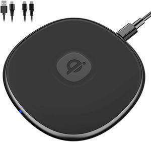 Fast Wireless Charger QiCertified 15W Max Wireless Charging Pad Ultra Slim Compatible with iPhone 1212 MiniSE 21111 ProXS MaxXRX8 PlusSamsung S20S10S9S8Note10+98 Airpods Pro