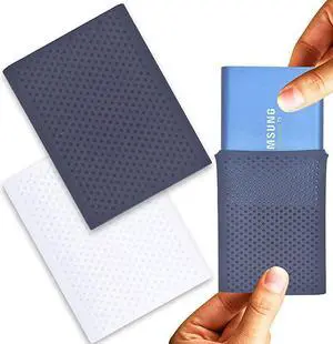 Case for Samsung T5 T3 SSD 2 Pcs Samsung T5 T3 T1 Portable 250G 500G 1T 2T USB 31 External Solid State Drives Protective Storage Case AntiScratch Shockproof UltraThin 3x24x045in