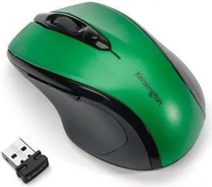 Pro Fit Mid-Size Wireless Mouse, Emerald Green (K72424AM)