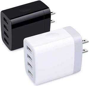Fast Charge Wall Charger, High Speed 4.8A Charger Cube Brick Base Compatible with iPhone 11/ X/8/7/6s/Plus,iPad Pro/Air 2/Mini, LG, Nexus, HTC, Samsung GalaxyS10/S9/S8/ S7/S6/Plus, Note, Nexus