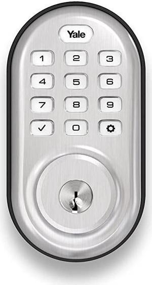Assure Lock Keypad Door Lock in Satin Nickel