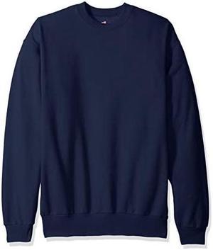 Mens Ecosmart Fleece Sweatshirt Navy Medium