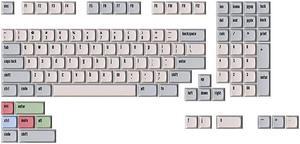 MiTo XDA Canvas Keycap Set for FullSize Keyboards Compatible with Cherry MX Switches and Clones 1800 Layout 114key Kit ModelMDX319913