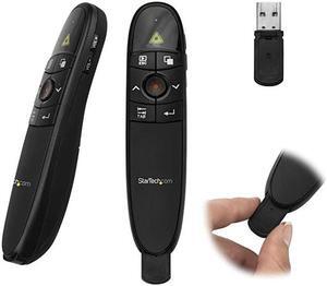 com Wireless Presentation Remote with Red Laser Pointer 90 ft PowerPoint Presentation Clicker for Mac Windows PRESREMOTE