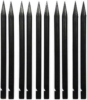 200 Pieces 4.72" Black Stick Non-Abrasive Nylon Plastic Spudger Security Pry Bar for iPhone iPad Mobile Phone Tablet Laptop LCD Screen Opening Repair Tool