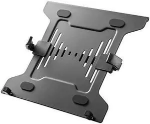 Laptop Mount Tray for Monitor Arms and Stands Tray Only | Notebook Arm Mount Tray Fits 75 x 75 and 100 x 100 mm VESA Mount Holes | Fully Secures Laptop