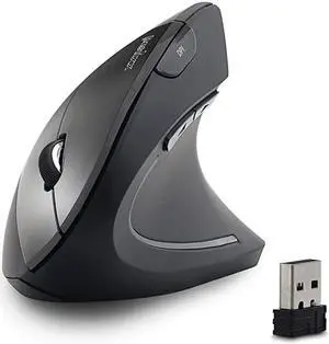 PERIMICE713 Wireless Ergonomic Vertical Mouse 100015002000 DPI Right Handed Recommended with RSI User