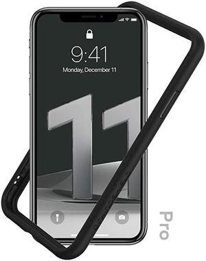 Bumper Case Compatible with [iPhone 11 Pro] | CrashGuard NX - Shock Absorbent Slim Design Protective Cover 3.5M / 11ft Drop Protection - Black