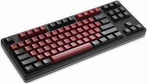 Redsuns GMK Red Samurai Keycap Set for Tenkeyless Keyboards Compatible with Cherry MX Switches and Clones TKL 96Key Kit