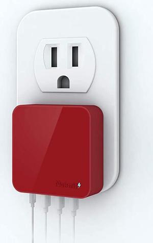 USB C Charger Thin Flat 42W 4Port Wall Charger with One 18W Power Delivery PD 30 and 3 USB Port for iPad Pro iPhone 11 ProMaxXSMaxXRX PixelGalaxy and More