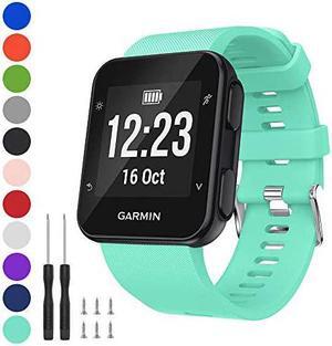 Band Compatible with Garmin Forerunner 35, Soft Silicone Watch Band Replacement Strap, for Garmin Forerunner 35 Smart Watch, Fit 5.11-9.05 Inch (130mm-230mm) Wrist