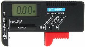 LCD Digital Battery Tester Checker BT-168D For AA AAA C D 9V 1.5V Button Cell Batteries