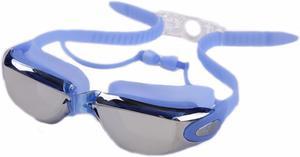 Swim Goggles, High-Definition Anti-Fog Non-leakage Swimming Safety Goggles for Adult(Blue)