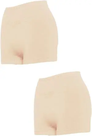 Sunna Character Mid-Waist Knickers with Bamboo Charcoal  - 2 pairs-1103-BE-F-1_2Pair