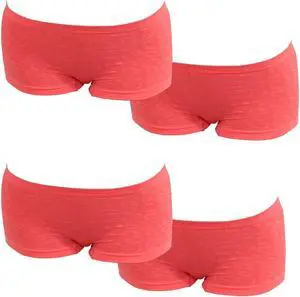 Sunna Character Low-Waist knickers With Bamboo Charcoal Fabric-Leopard Patterned - 4 pairs-3103-DPEA-L_4Pair