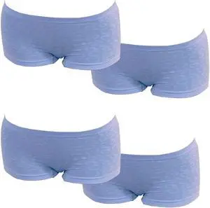 Sunna Character Low-Waist knickers With Bamboo Charcoal Fabric-Leopard Patterned - 4 pairs-3103-MBL-L4_Pair