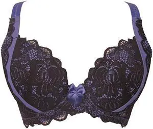 Sunna Character Underwire Bra/Push Up Bra/Shaper Bra/Lace Bra/T Shirt Bra/for Back and Side Support-1270-BL-36E