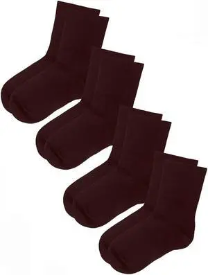 Sunna Character Mid Height Non-Binding Socks - 4 pairs-3981-BR_4PAIRS