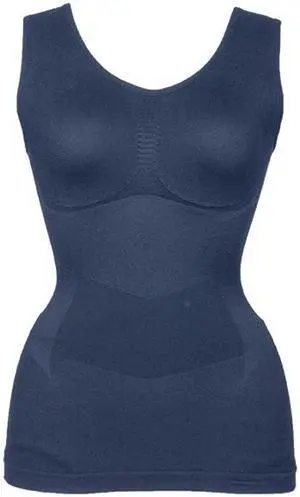 Sunna Character Thick Straps Vest Slimwear with Bamboo Charcoal Fabric-2899-RB-F