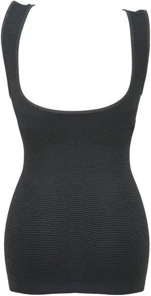 Sunna Character Firm Control & Enhance Cleavage Slimwear Bamboo Charcoal Fabric-75030-BLK-M