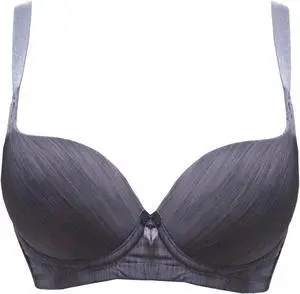 Sunna Character Underwire Bra/Push Up Bra/Shaper Bra/Lace Bra/T Shirt Bra/for Back and Side Support-8019-GY-32C