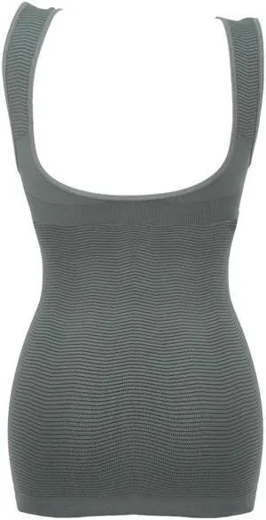 Sunna Character Firm Control & Enhance Cleavage Slimwear Bamboo Charcoal Fabric-75030-GY-M