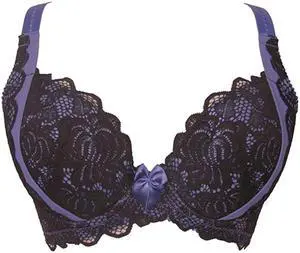 Sunna Character Underwire Bra/Push Up Bra/Shaper Bra/Lace Bra/T Shirt Bra/for Back and Side Support-1270-BL-38F