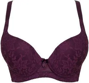 Sunna Character Underwire Bra/Push Up Bra/Shaper Bra/Lace Bra/T Shirt Bra/for Back and Side Support-5062-BUR-36B