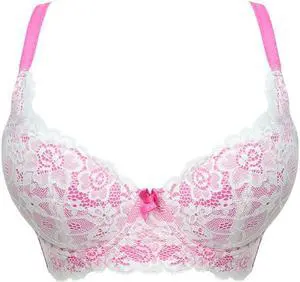 Sunna Character Underwire Bra Set/Push Up Bra Set/Shaper Bra Set/Lace Bra Set/T Shirt Bra Set/for Back and Side Support-5087-PK-36C_SET_5087U-L