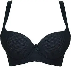 Sunna Character Underwire Bra/Push Up Bra/Shaper Bra/Lace Bra/T Shirt Bra/for Back and Side Support-8010-BK-36D