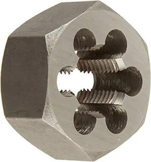 Drill America m18 X 1.25 Carbon Steel Hex Die, DWTSMH18X1.25