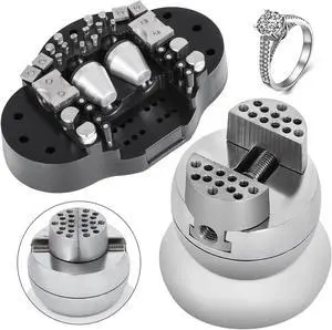 VEVOR Ball Vise Engraving 3" With 30pcs Attachment Jewelry Setting Tool Stone Setting