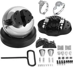 VEVOR Full Set Standard Block Ball Vise Engraving Setting Tool With 34pcs Attachment