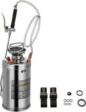 VEVOR 1.5 Gal. Industrial Contractor Stainless Steel Concrete Sprayer Garden