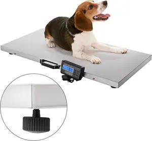 VEVOR 700lbs Digital Livestock Vet Scale Lcd Athlete Scale Large Pet Warehouse